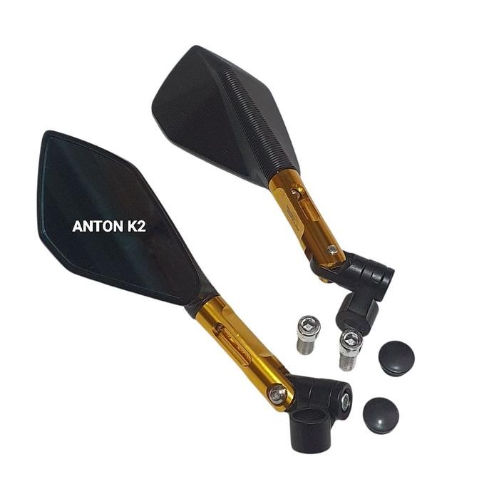 KACA SPION TOMOK VARIASI MOTOR VARIO KARBU/VARIO 110 FI/VARIO 110 NEW - Gold, All size Honda