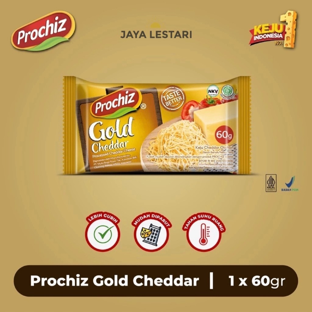

Prochiz Gold Cheddar (60g) ARBON