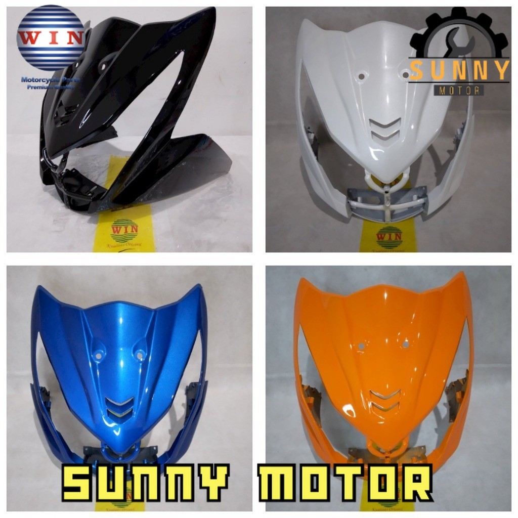 Tameng Depan Beat FI 2012 2013 2014 2015 | front panel WIN | dasi motor honda injeksi original hitam
