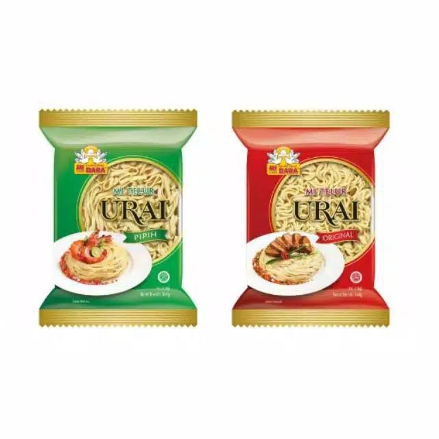 

Mie Telur Urai Burung Dara 140 Gram Merah Hijau