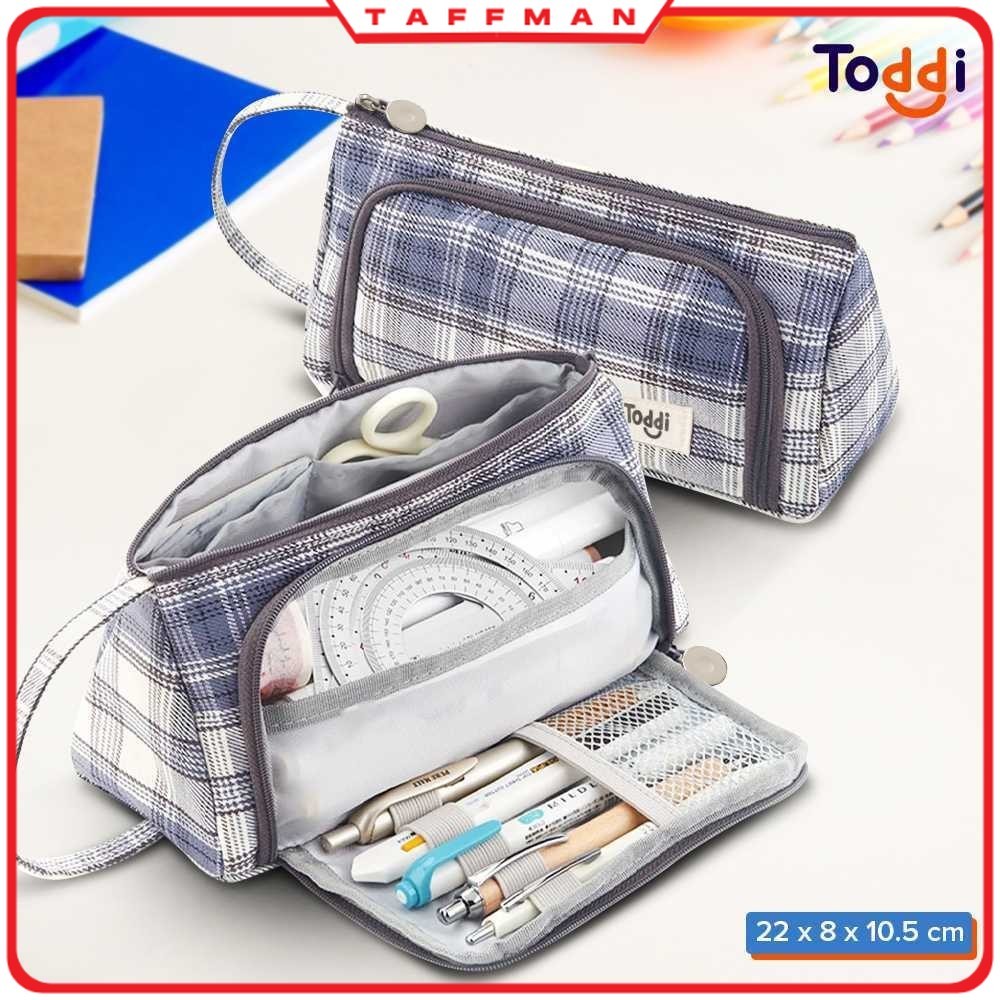 

TM - TODDI Tempat Pensil Pencil Case Pouch Stationery - YN317