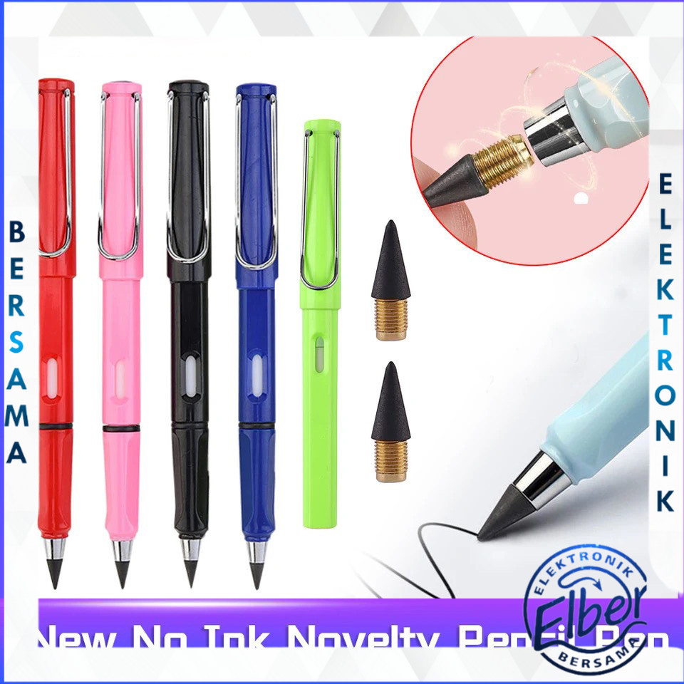 

ELBER Y1898 PENSIL ABADI + PENGHAPUS / PENSIL ETERNAL + ERASER / PENSIL TANPA BATAS / PENSIL TIDAK BISA HABIS Y1898