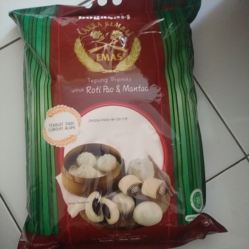

Tepung cakra kembar Pao & Mantao 5 kg