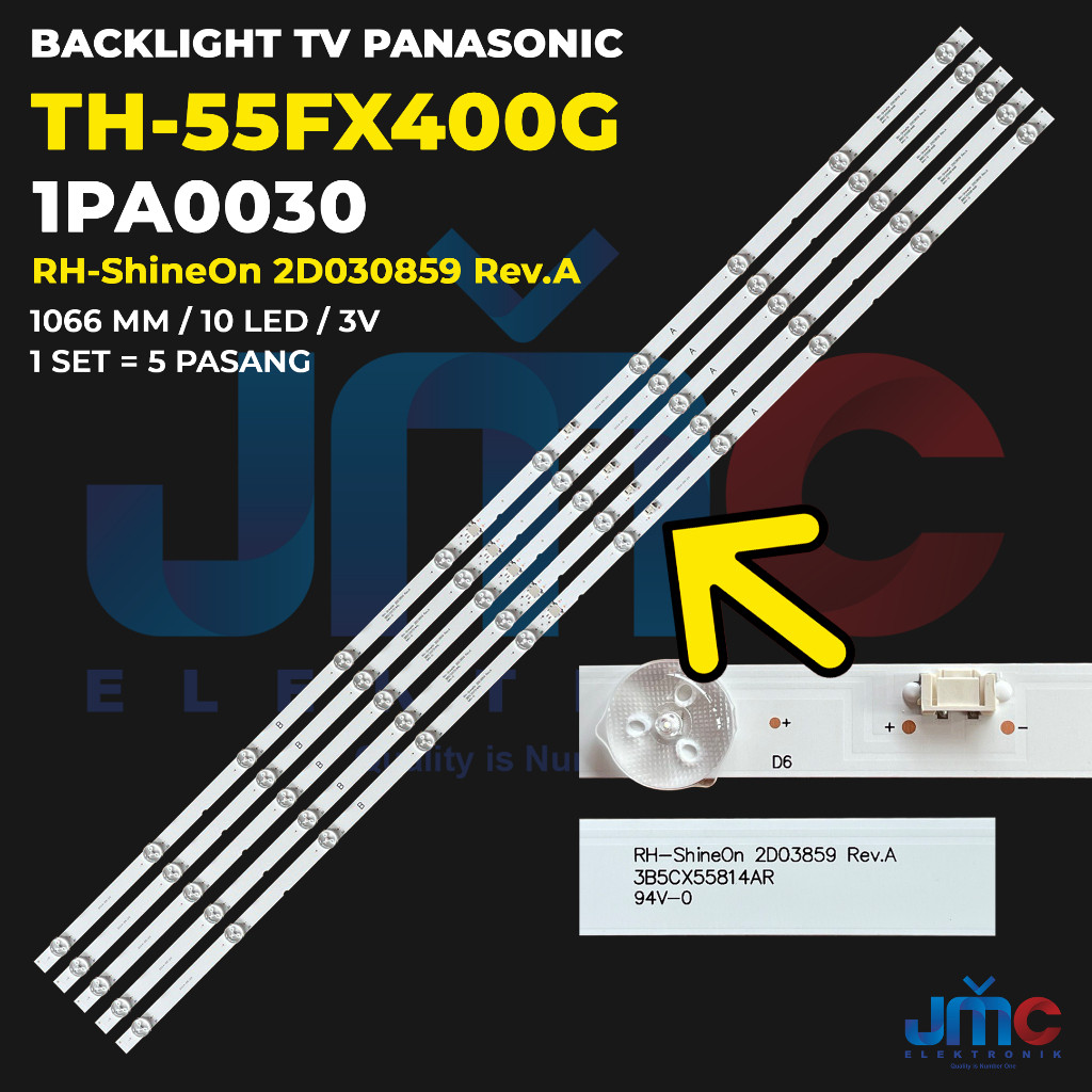 Backlight TV Panasonic 55 Inch TH55FX400G TH-55FX400G