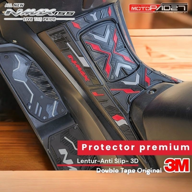 Tankpad Nmax New Rubber Premium Special Edition Deckpad Nmax New 2020 2021 2022 2023