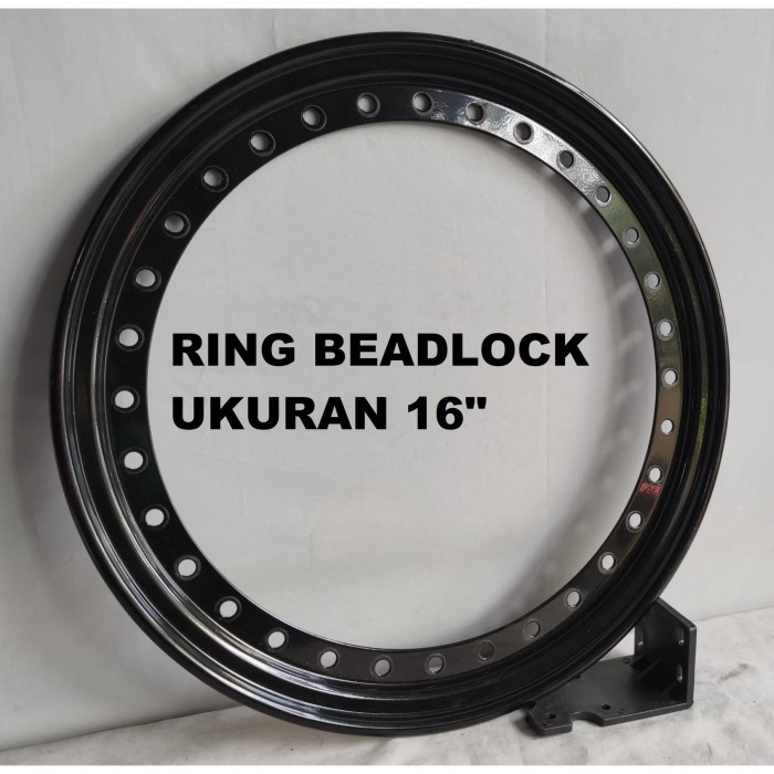 RING VELG BEADLOCK STEEL / BESI UKURAN 16 INCI HITAM / BLACK