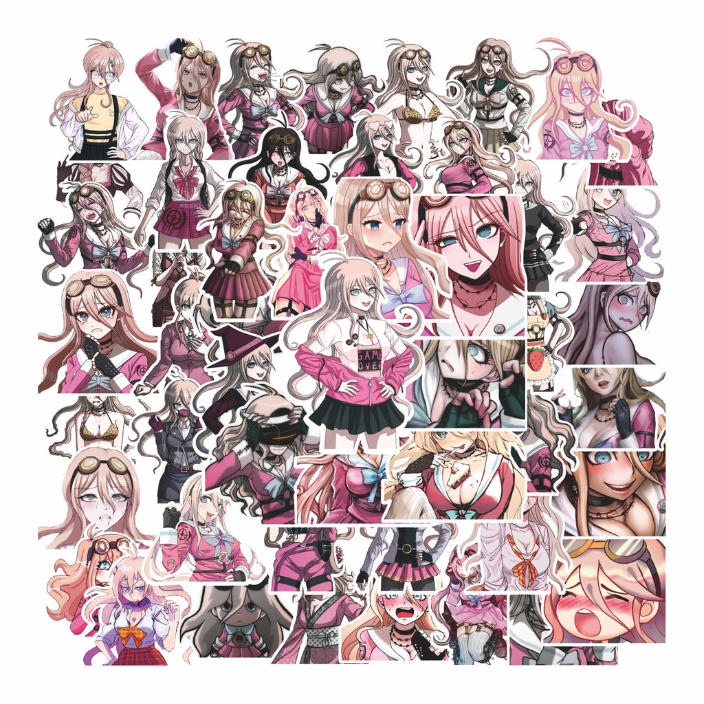 

COD 50 Pcs Stiker MIU IRUMA DANGANRONPA Lucu Anti Air Untuk Dekorasi Notebook Sepeda Skateboard Handphone DIY