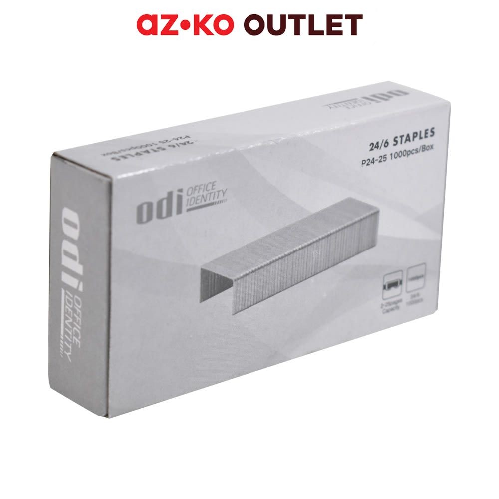 

Odi Staples 24/6 1000 Pcs Refill Hekter Isi Ulang Stepler Jepretan Kertas Peralatan Atk Alat Tulis Kantor