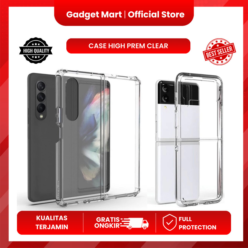 PREMIUM HARDCASE CLEAR FOR SAMSUNG Z FLIP FOLD 5 6
