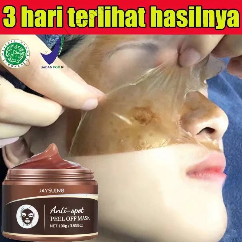 Penghilang Flek Hitam Di Wajah Ampuh Masker Peel Off Wajah Masker Pembersih Pori 100% Original Efektif Menghilangkan Bintik Hitam Anti Penuaan Kulit Halus Mencerahkan Dan Melembabkan