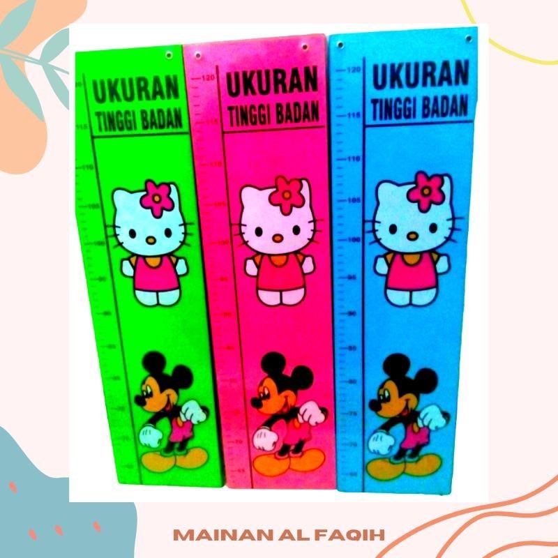 READYSTOCK Mainan kreatifitas anak / Pengukur Tinggi Badan / APE TK PAUD / Mainan Edukatif Anak main