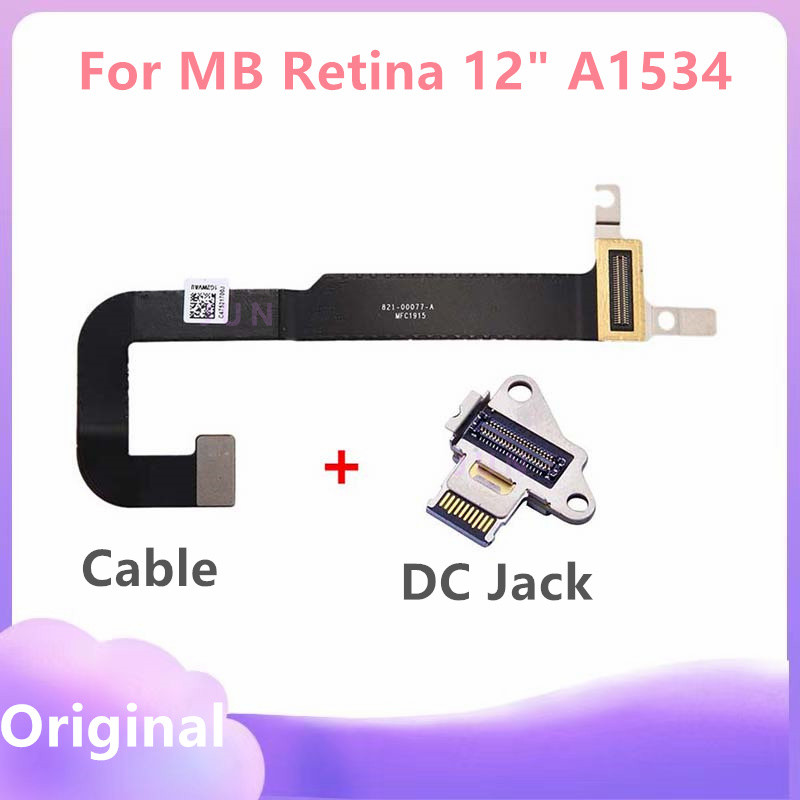 821-00077-A 821-00077-02 for MacBook Retina 12" A1534 DC Jack I/O USB C Charging Power Board Connect