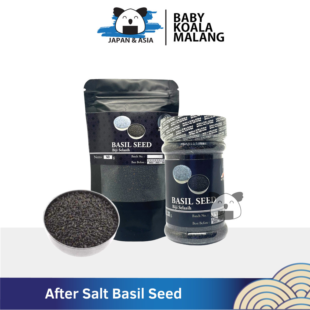 

AFTER SALT Basil Seed 50 g | Biji Selasih - BKM