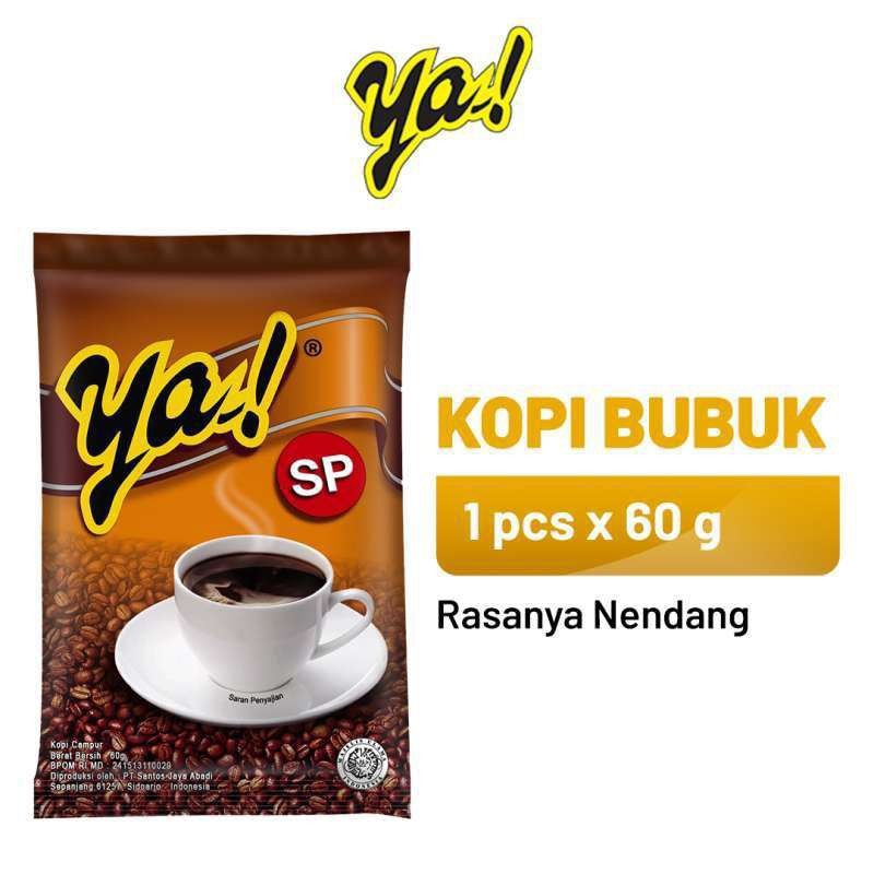 

Kopi ya sp 60 gr 1 pcs/kopi bubuk hitam/kopi tanpa gula