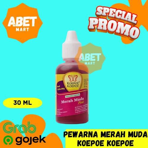 

Pewarna Makanan Merah Muda Pink Koepoe Koepoe 30ml - 30 ml Kupu Kupu Pak Pcs Dus Kecil
