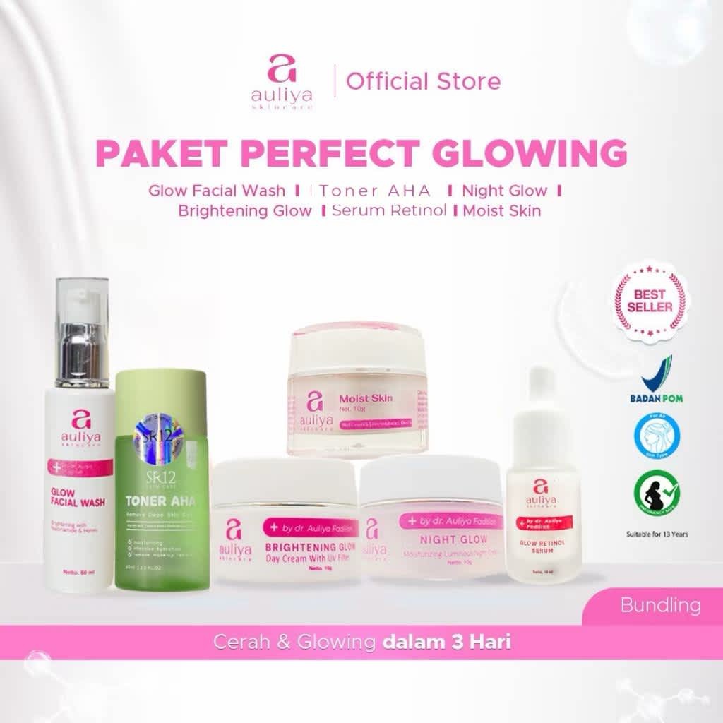 Paket Perfect Glowing AHA Auliya Skincare