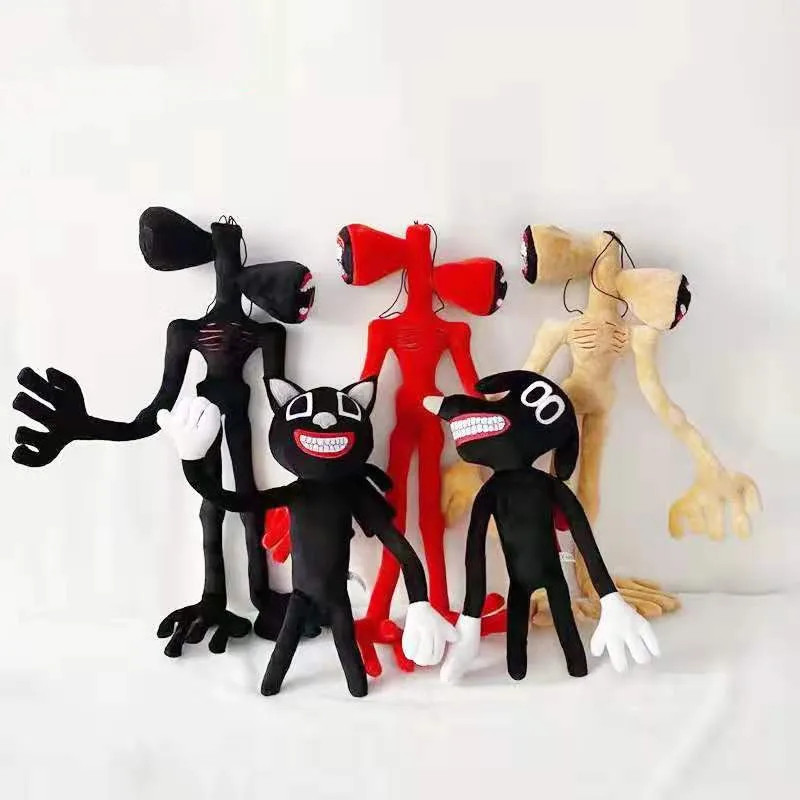 Game Siren Head Plush Toys Bendable Cat&Dog Soft Toy Stuffed Animals Plushie SirenHead Horror Charac