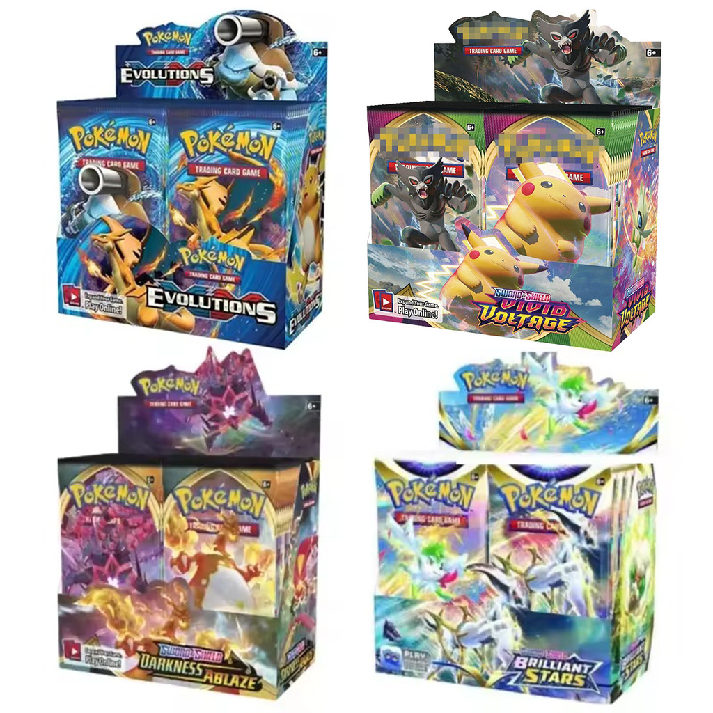 1/5bag Pokemon Card Original pokemon card booster pack kartu asli pokemon pokemon cards english Kart