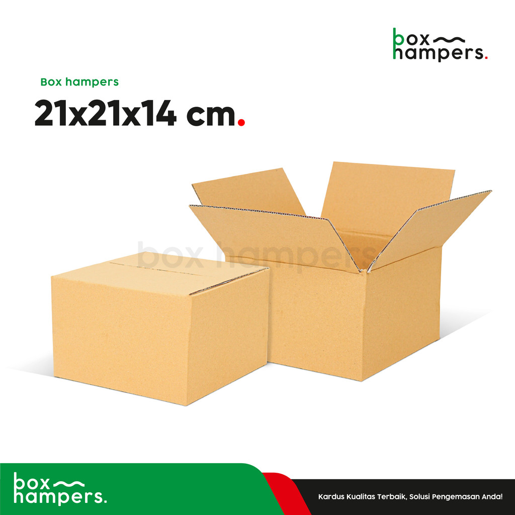 

Box 21x21x14 ( BB ) kardus/kemasan/box/karton/normalbox/a1/kotakkemasan/tinggi10/tinggi14