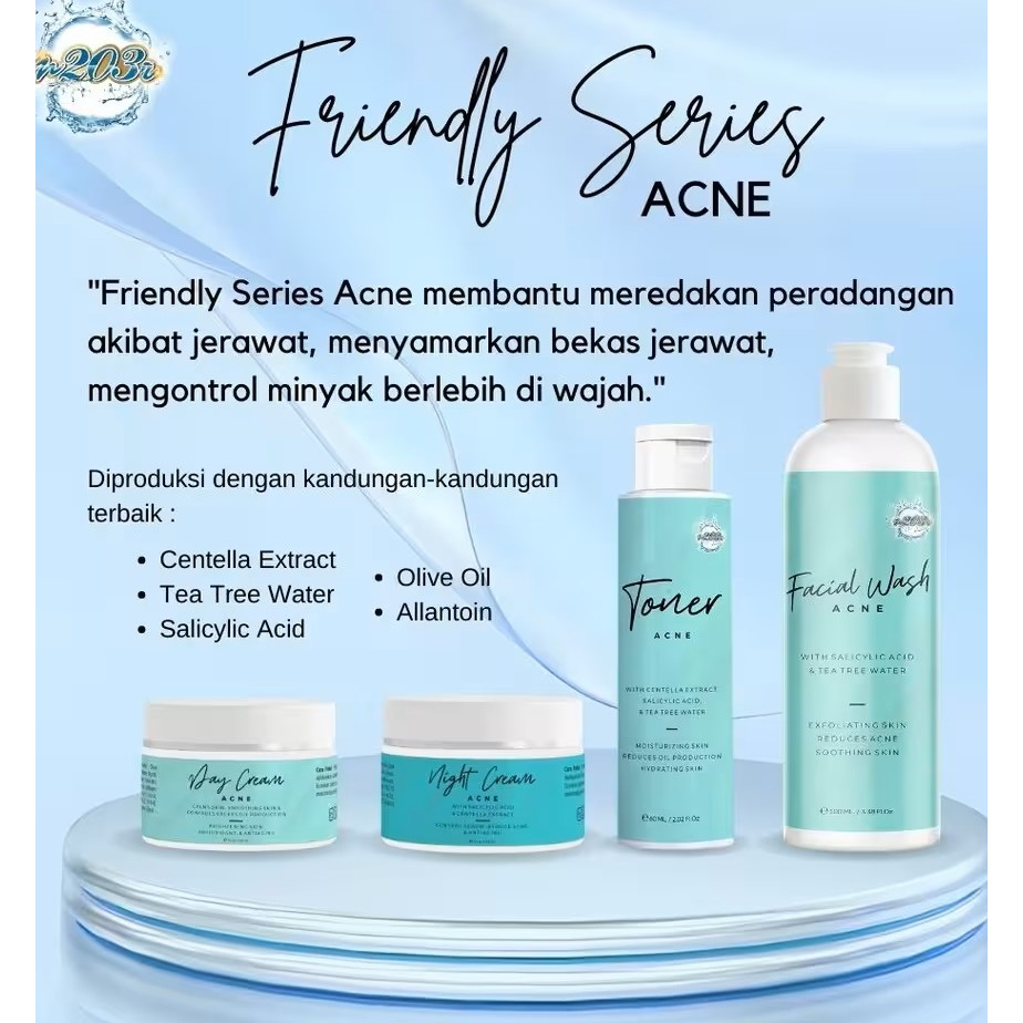 N203R Paket Skincare ACNE NRBeauty Friendly Series