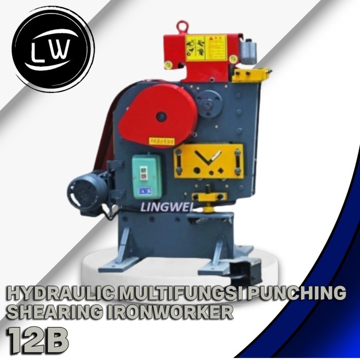 MESIN POTONG BESI HYDOLIC MULTIFUNGSI PUNCHING SHEARING IRONWORKER 12B