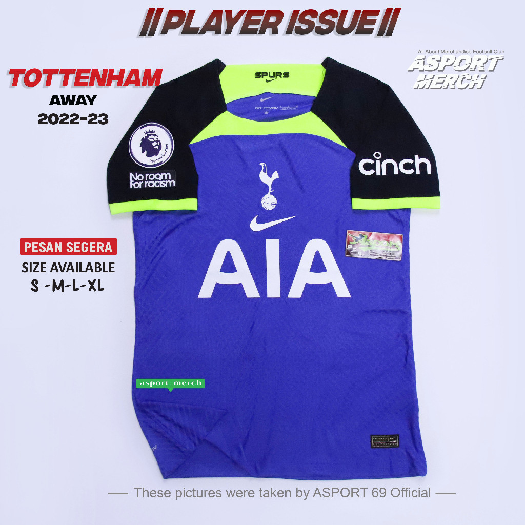 PLAYER ISSUE JERSEY TOTTENHAM AWAY 2022 2023 PREMIUM HIGH QUALITY