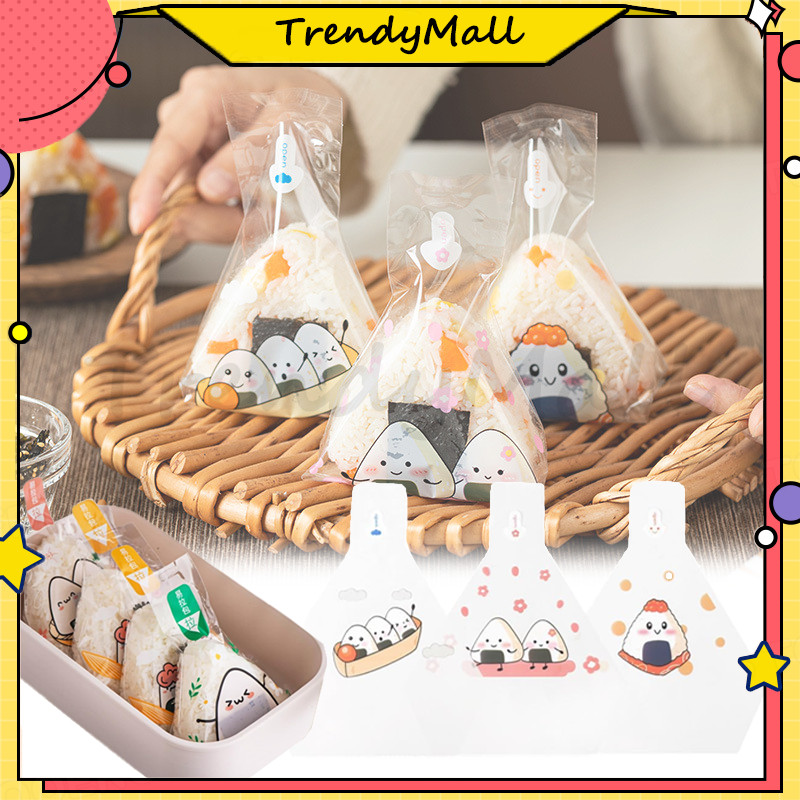

plastik onigiri segitiga isi 50 lembar