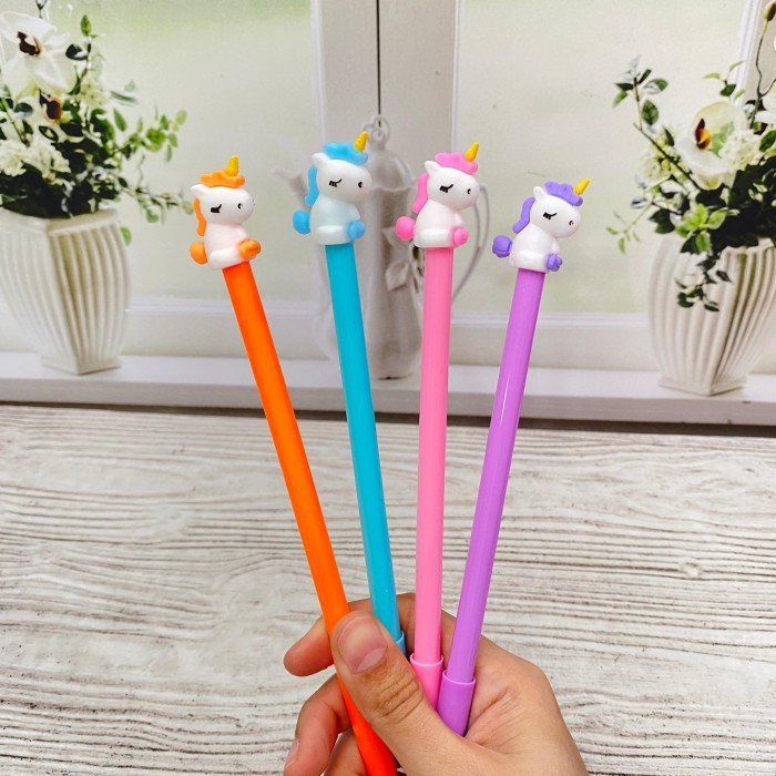 

Pulpen Pena Bolpen gel Unicorn Mini Duduk Warna Tinta Hitam / Pen Gel Unicorn Poni Stationary Alat Tulis Fancy Kualitas Terbaik