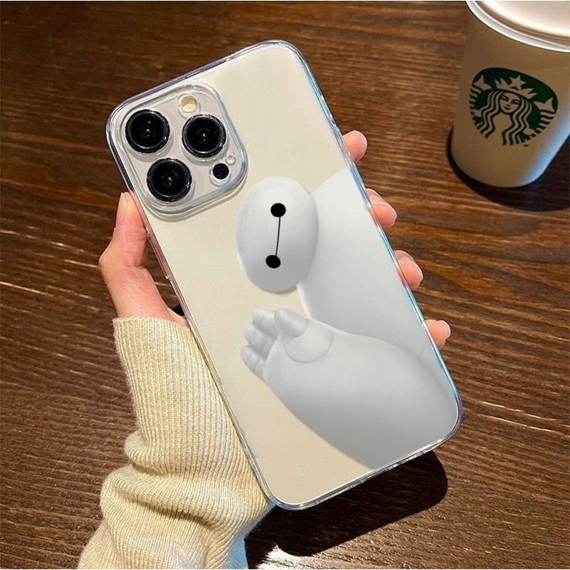 Casing Baymax Lucu Case Iphone 15 Pro Max 16 X XR XS MAX 11 12 13 14 PRO MAX 12 13 MINI 6 7 8 PLUS