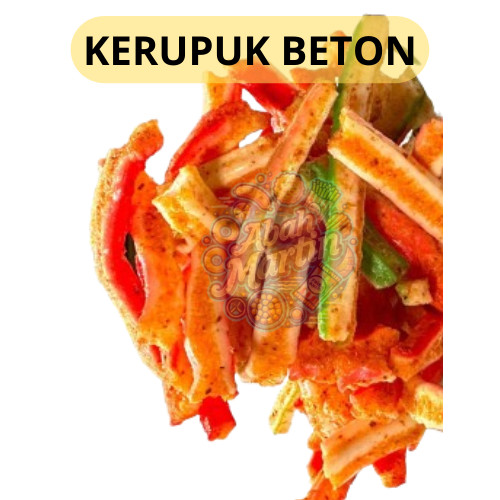 

AM KERUPUK BETON PEDAS DAUN JERUK 500gr Kerupuk Seblak Beton Pedas Kerupuk Beton Mix Kerupuk Bantet