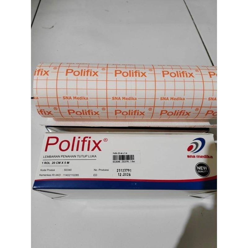 Polifix 20cmx5m / Plaster Penutup Luka Polifix 20cmx5m