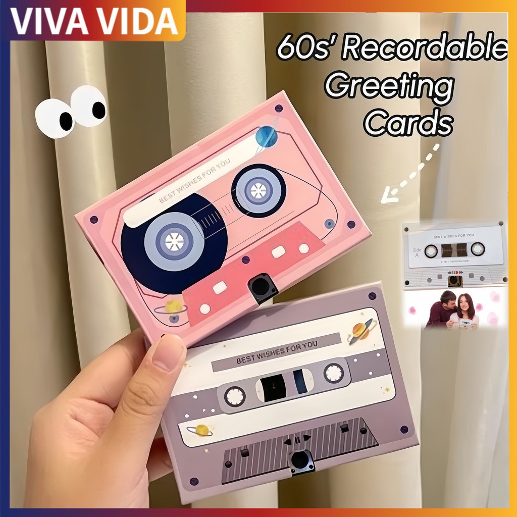 

Viva Perekam Pesan Suara Kaset Rekaman Pesan Kartu Ucapan Suara gift tahun anniversary valentine