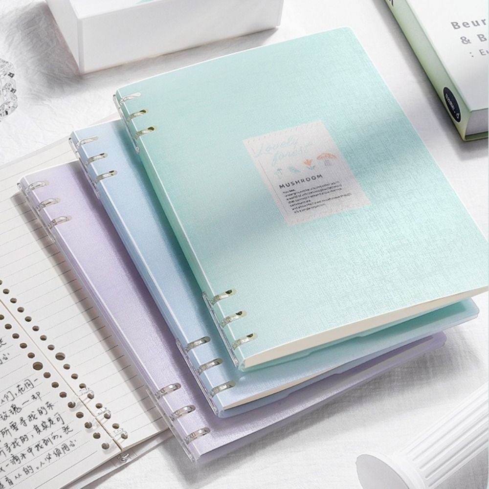 

A5/B5 Thick Loose Leaf Notebook Detachable Binder Ring Hand Account Book Student Writing Notepad Diary Book For School Office