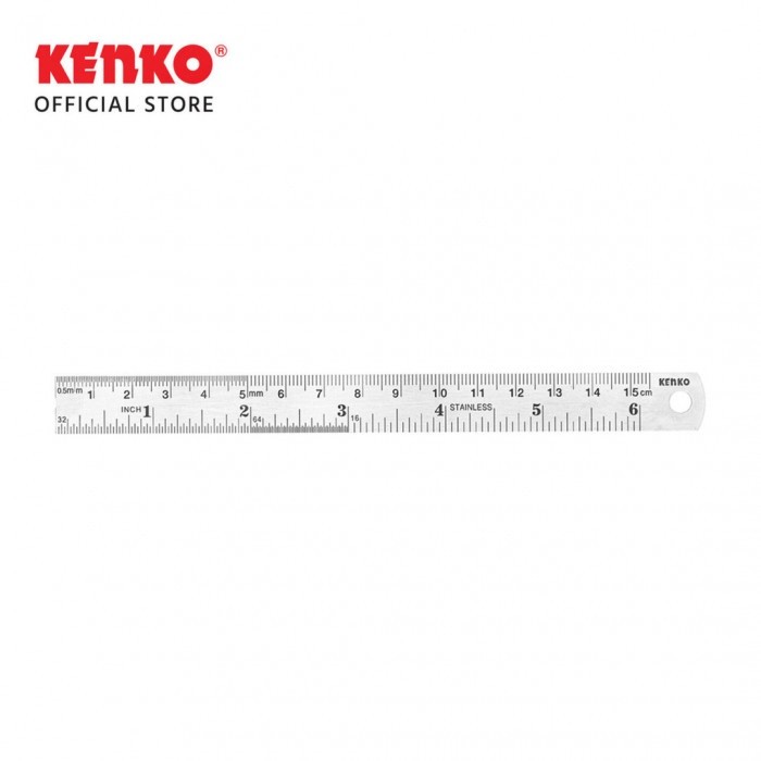 

Kenko Stainless Ruler 15CM / 6 ROLL