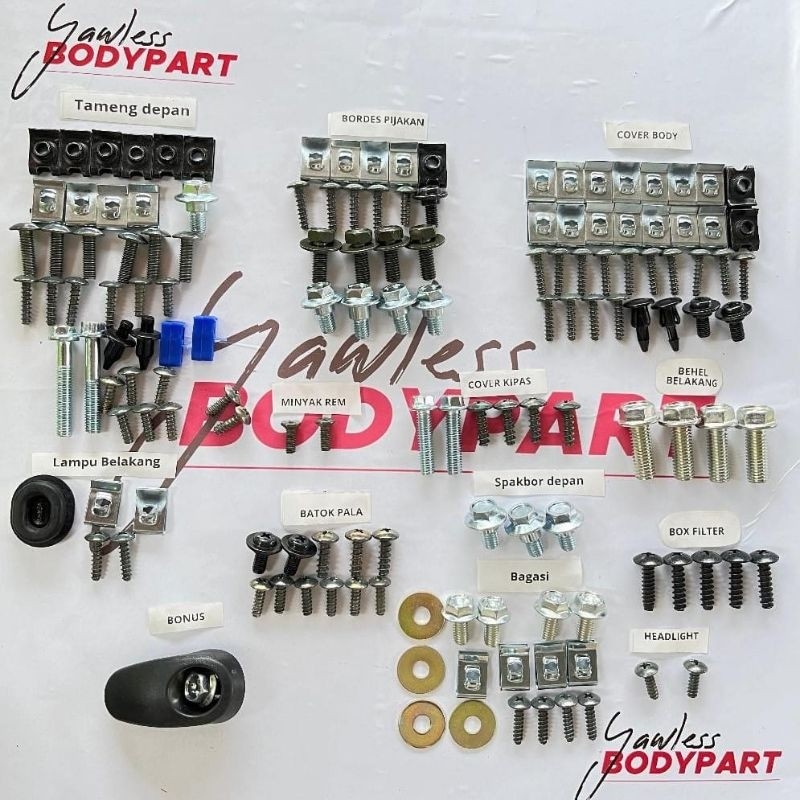 baut Scoopy fi /baut Honda Scoopy FI / baut full body Scoopy fi terlengkap