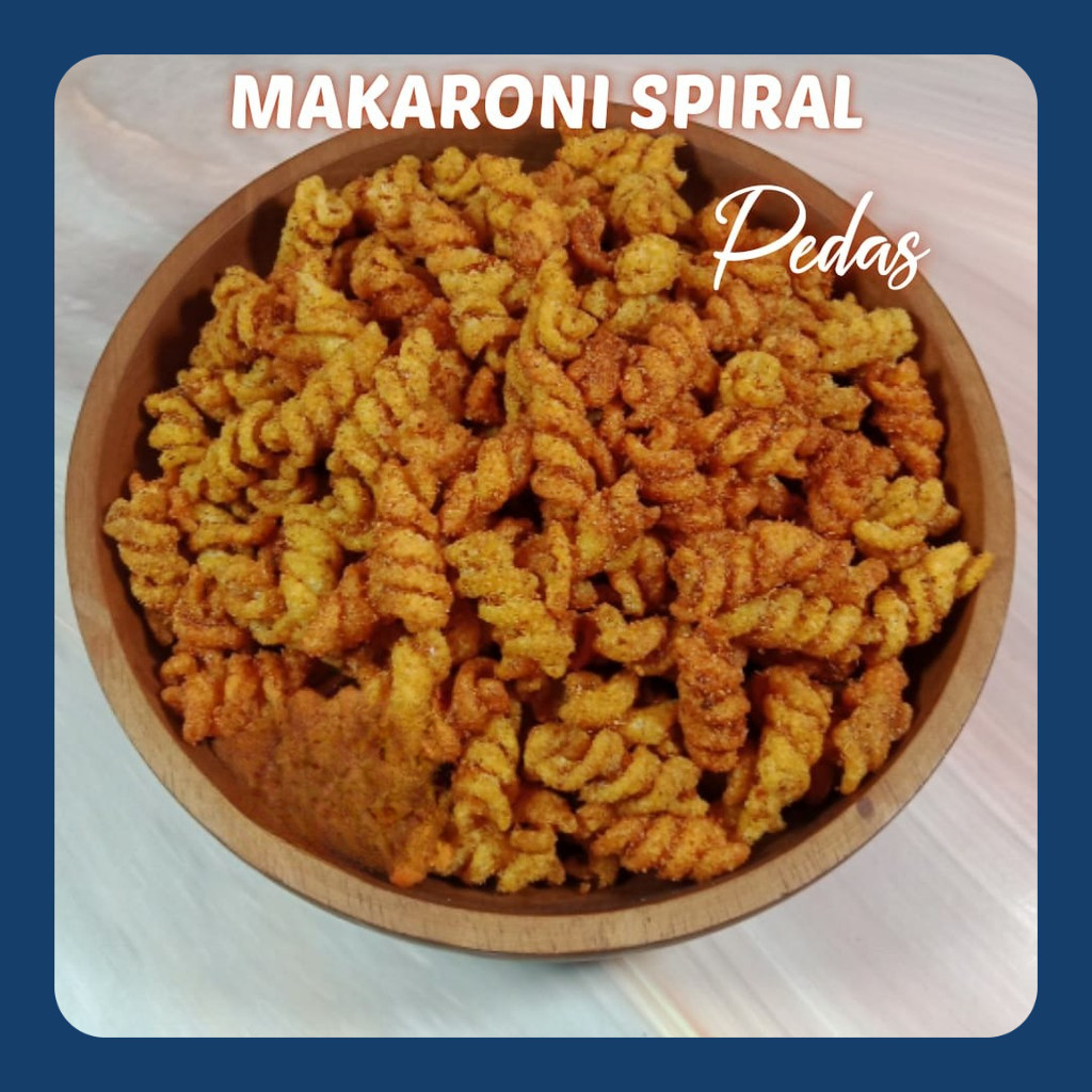 

Pasta Makaroni Spiral Viral Gurih Renyah - 250 GRAM