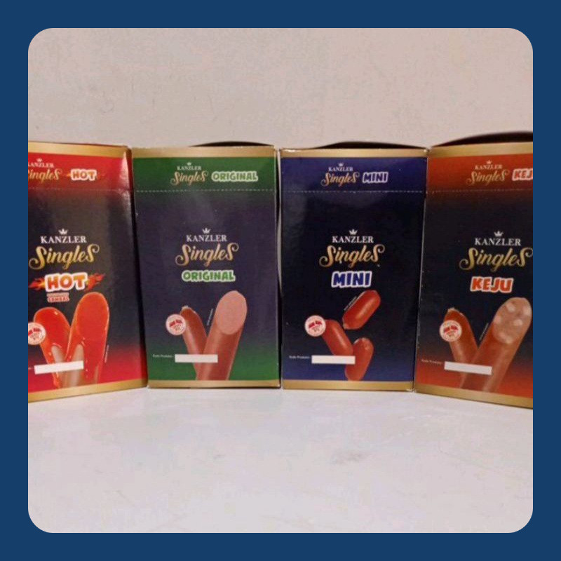 

1 DUS KANZLER SINGLES HOT / ORIGINAL / KEJU / MINI / BAKSO BOX (ISI 12 PCS)
