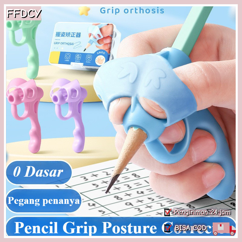 

Alat Bantu Tulis Anak / pencil Grip Posture Corrector / Writing Grip Pencil Holder/alat Bantu Anakbelajar Menulis