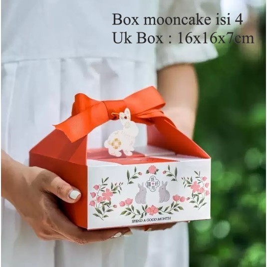 

[oddsolshop] pekanbaru/Mooncake Hampers Box/ Kotak Kue Bulan Pita Maroon