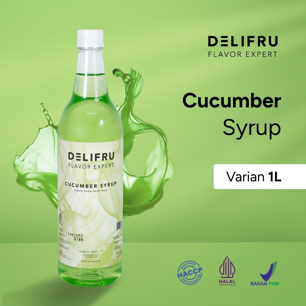 

Syrup Cucumber Delifru 1 Liter - Sirup Timun Premium