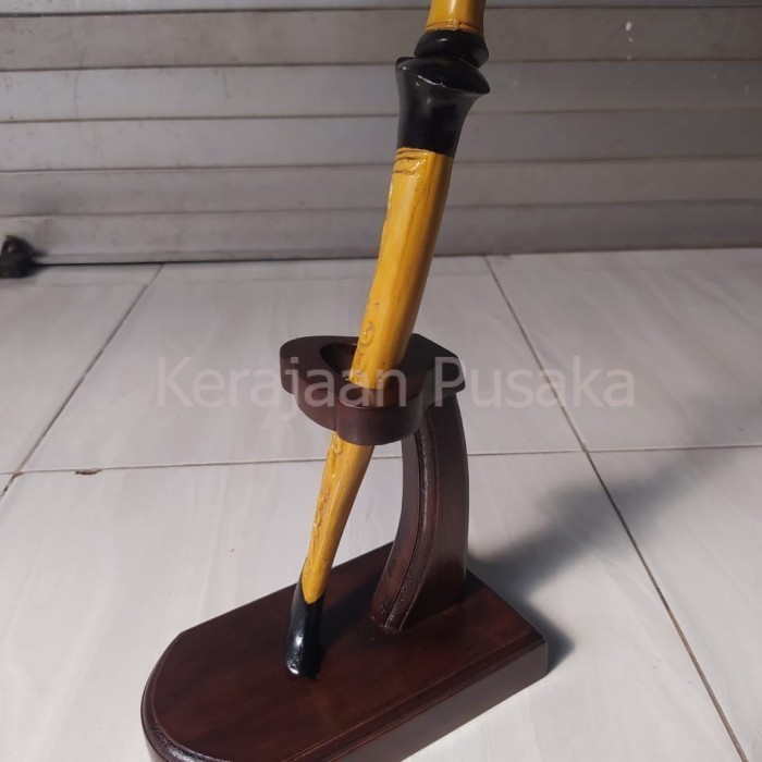Jagrak tempat keris patrem, badik, rencong, kujang Bahan kayu jati KJ535 SK2