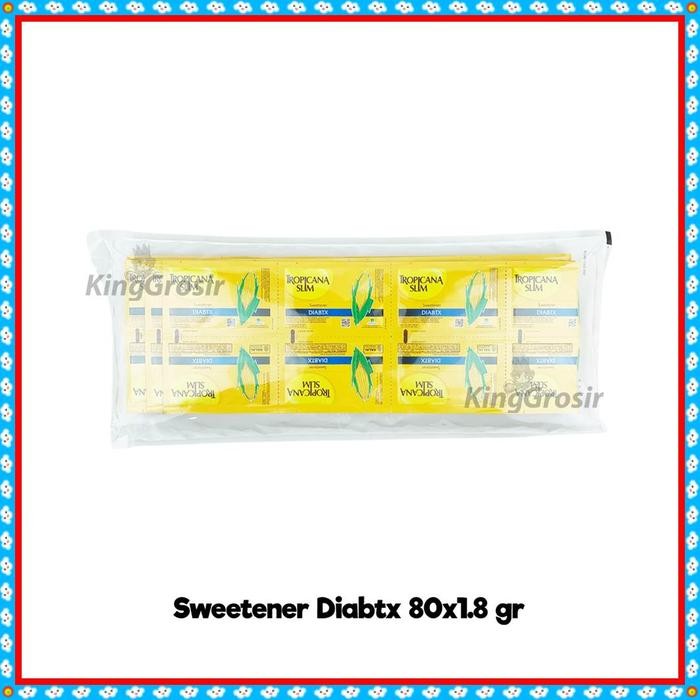 

Tropicana Diabtx Diabetamil Sweetener Gula Diabetes isi 80 sachet - Tropicana Diabt