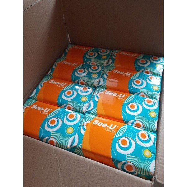 tissue/tisu facial SEE-U 250sheets (paseo/nice) DUS-an isi 40pak
