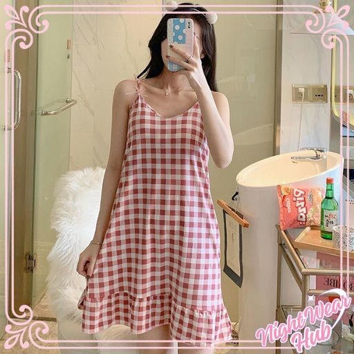 nightwearhub Daster Cup Tanktop Import Motif 1328