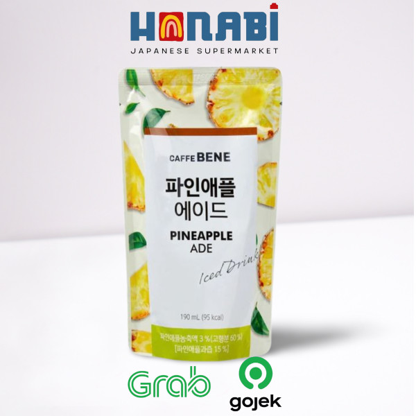 

CaffeBene Pinapple Ade 190ml - Minuman Pouch Rasa Nanas Asli Made In Korea