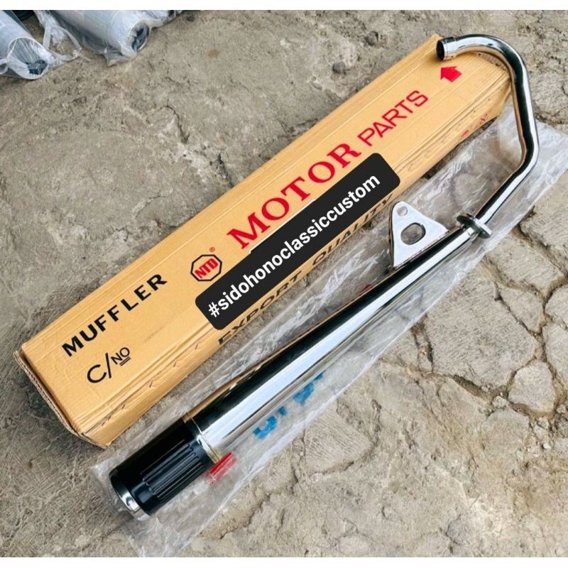 Knalpot Honda GLPRO GL Original Merk NTD Kualitas Super Bagus