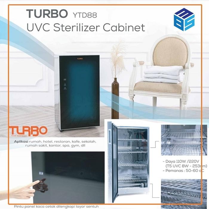 TURBO UVC STERILIZER CABINET  GARANSI 36 BULAN