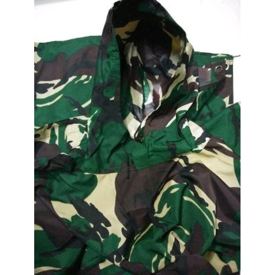 PONCO LORENG MALFINAS PONCHO LORENG MALFINAS Ponco Loreng Ponco Loreng Jatah Tni Jas Hujan Loreng St