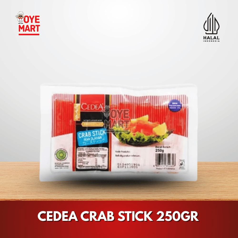 

CEDEA CRAB STICK 250 GRAM KEPITING OLAHAN SHABU SHABU HOT POT