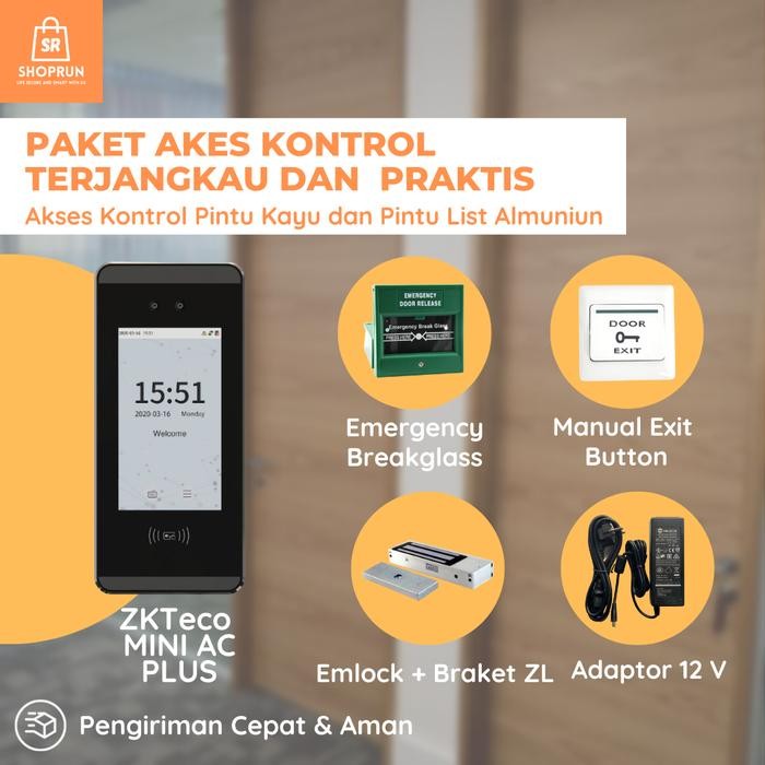 

Paket Akses Kontrol & Absensi Mini AC Plus Access Pintu Kaca Kayu - Paket 1